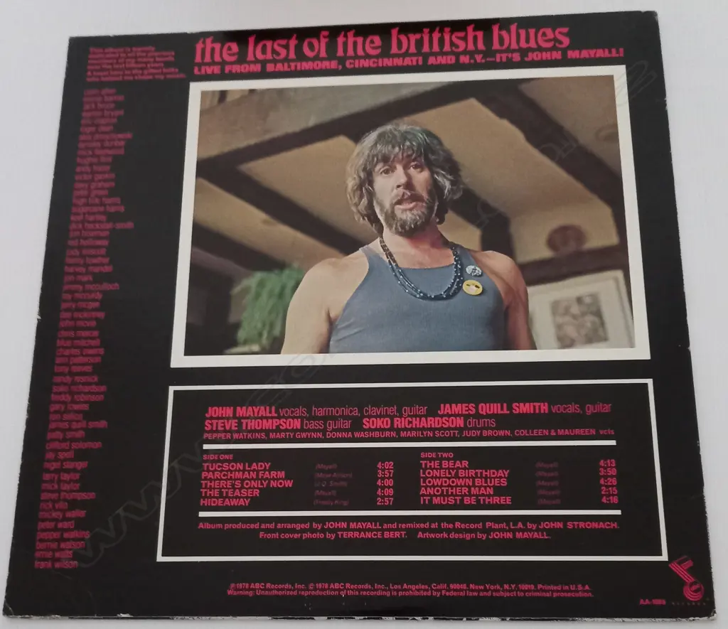 John Mayall, The Last Of The British Blues Image 1++